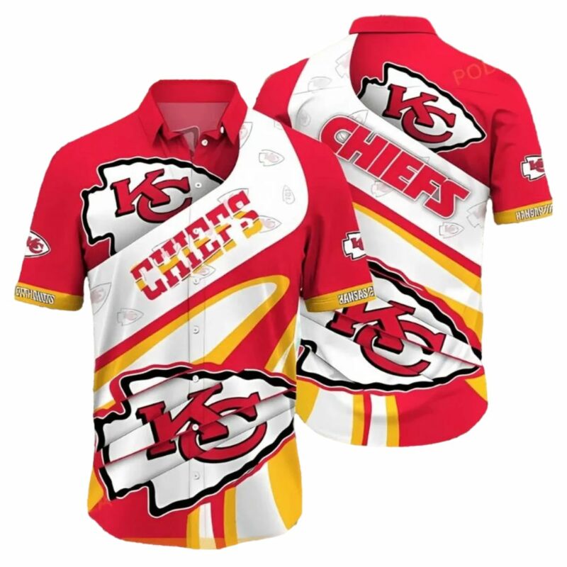 Kansas City Chiefs Logo Hawaiian Shirt