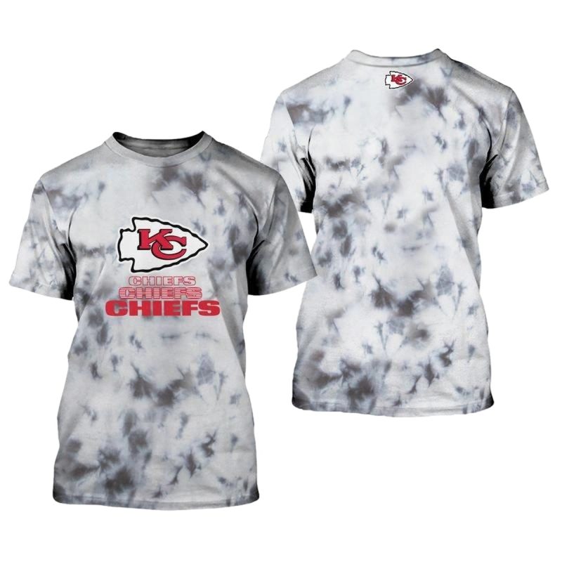 Kansas City Chiefs Marble Tie Dye Shirt