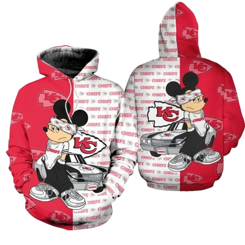 Kansas City Chiefs Mickey Hoodie Zip Hoodie S 5Xl New057010 Bx708.Jpg