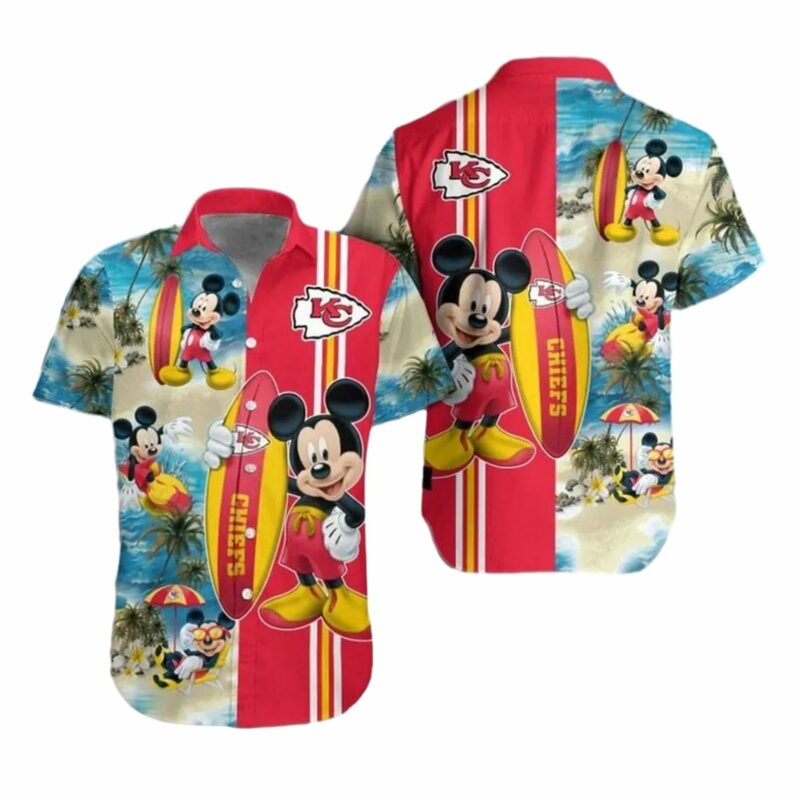 Kansas City Chiefs Mickey Mouse Hawaiian Shirt