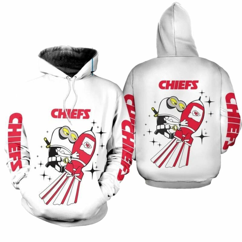Kansas City Chiefs Minions Hoodie Zip Up Hoodie Fleece New021810 2P3Zp.jpg