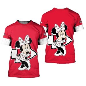 Kansas City Chiefs Minnie Mouse Red AOP Shirt