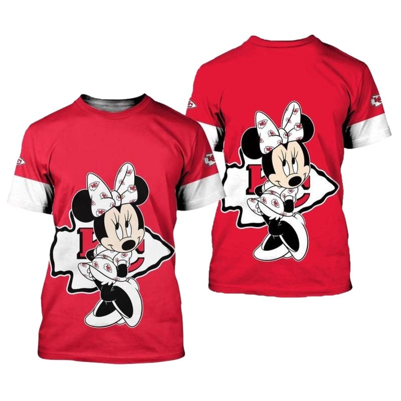 Kansas City Chiefs Minnie Mouse Limited Edition Unisex T Shirts New0215106 J96A1