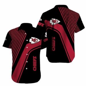 Kansas City Chiefs Unisex Graphic T-Shirt with Black and Red Stripes
