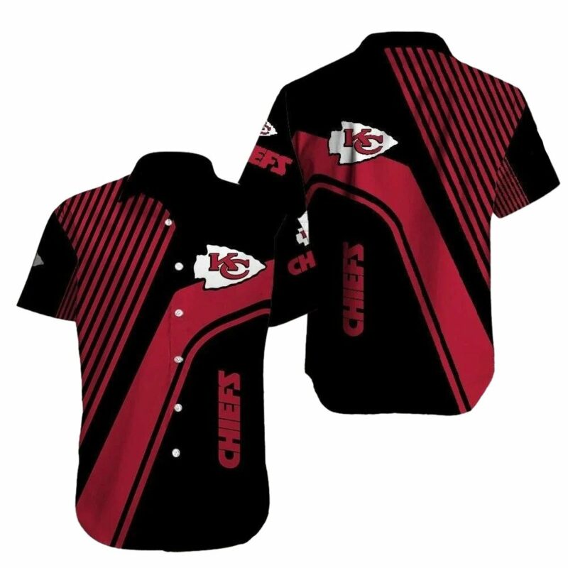 Kansas City Chiefs Modern Black Red Stripes Shirt
