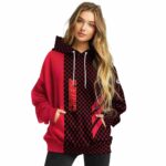 kansas city chiefs monogram pattern red hoodie high quality.jpg