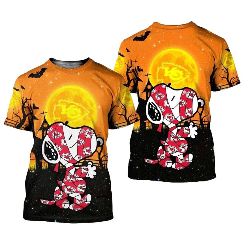 Kansas City Chiefs Mummy Snp Halloween Limited Edition Unisex T Shirts New0446106 Oedst