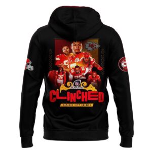 kansas city chiefs nfc playoffs afc west clinched 2024 ten years hoodie back.jpg