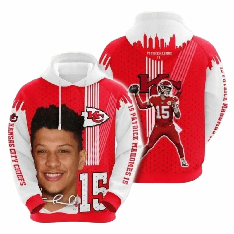 Kansas City Chiefs Nfl Logo 15 Patrick Mahomes Signature 2 Gift For Fan 3D Hoodie Exj6A.jpg