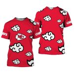 Kansas City Chiefs Ninja Cloud Red Aop Shirt