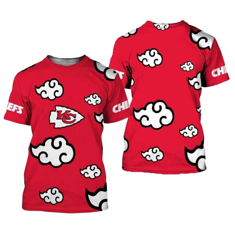 Kansas City Chiefs Ninja Cloud Limited Edition All Over Print T Shirt Unisex Size Nla0011102 Gonhi