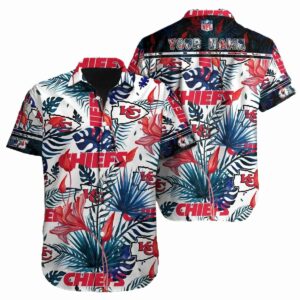 Personalized Kansas City Chiefs Graphic Hawaiian Shirt – Unisex Aloha Tee