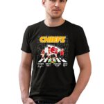 kansas city chiefs pacheco kelce mahomes andy reid walk in snow signatures 0 t shirt.jpg