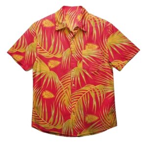 Kansas City Chiefs Unisex Palm Leaf Graphic Hawaiian Shirt