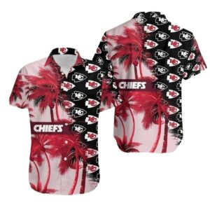 Kansas City Chiefs Red Coconut Palm Graphic Hawaiian Shirt – Unisex Gift