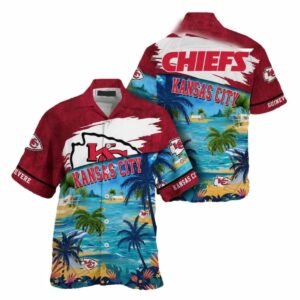 Kansas City Chiefs Graphic Hawaiian Shirt – Unisex Aloha Tee