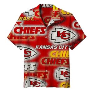 Kansas City Chiefs Graphic Pop Art Hawaiian Shirt – Unisex Aloha Tee