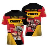 Kansas City Chiefs Retro Power Play Comic Aop Shirt