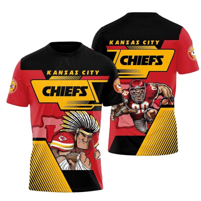 Kansas City Chiefs Retro Power Play Comic Shirt