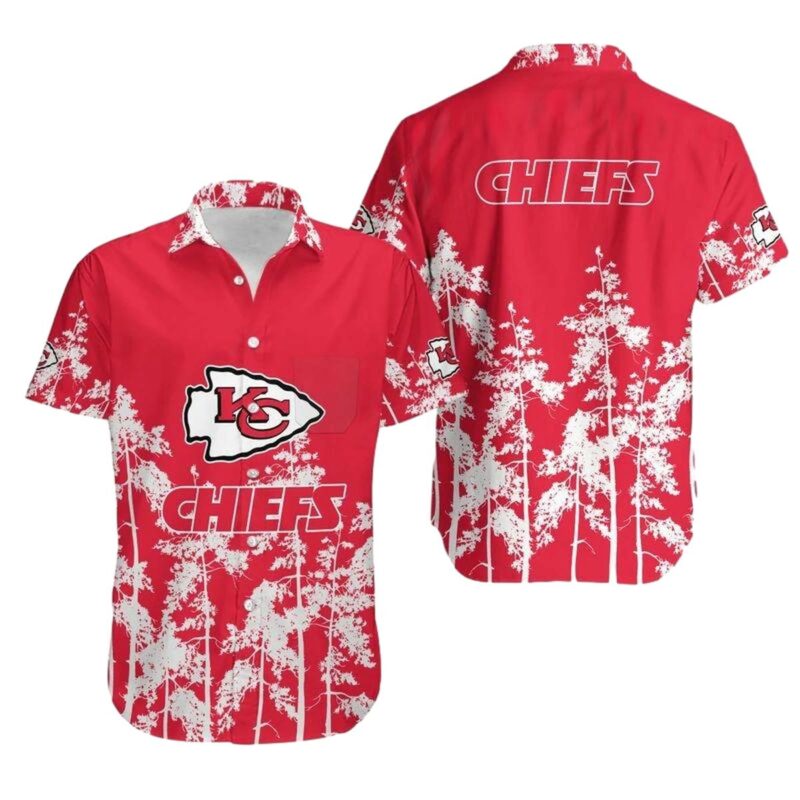 Kansas City Chiefs Secret Forest Hawaii Shirt And Shorts Summer Nla00741057630296 Xi97A