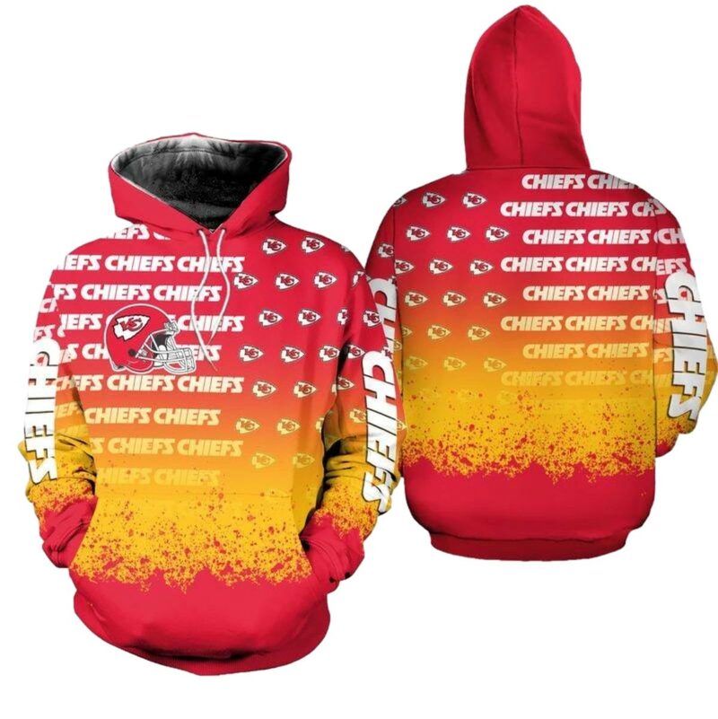 Kansas City Chiefs Splatter Pattern Limited Edition Hoodie And Legging Unisex Size New063410 07Bsj.jpg