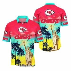 Kansas City Chiefs Graphic Printed Unisex Hawaiian Shirt – Aloha Style