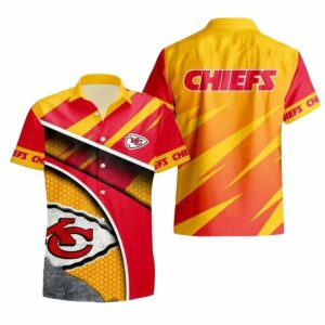 Kansas City Chiefs Unisex Graphic Printed Stripe Hawaiian Shirt
