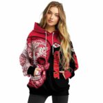 kansas city chiefs sugar skull red black hoodie high quality.jpg