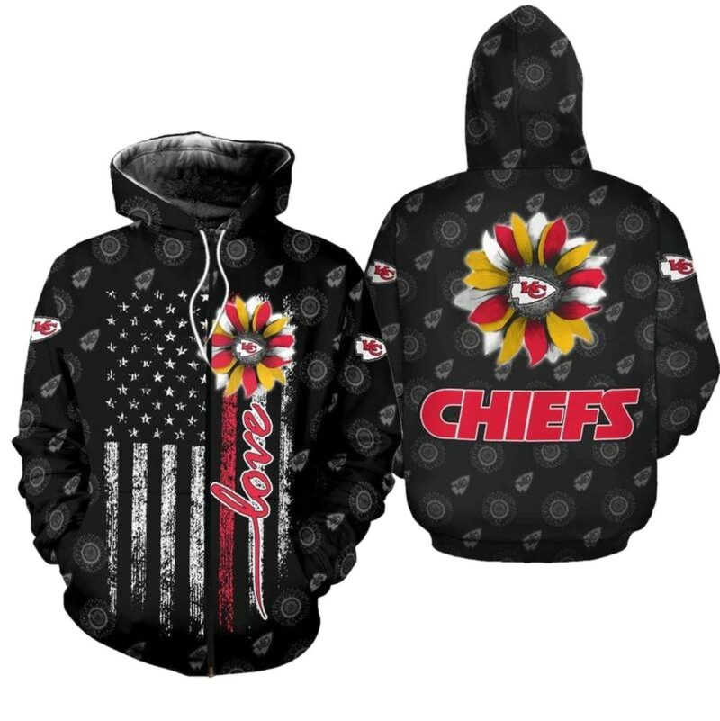 Kansas City Chiefs Sunflower Stripe Pattern Hoodie Zip Up Hoodie Fleece Hoodie New034910 Tqqmf.jpg
