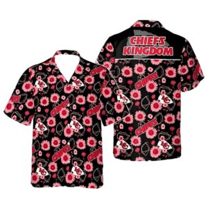 Kansas City Chiefs Sunflowers Aloha Shirt – Unisex Graphic Hawaiian Tee