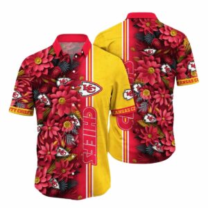 Kansas City Chiefs Graphic Hawaiian Shirt – Unisex Aloha Tee Gift