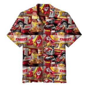 Kansas City Chiefs Graphic Printed Unisex Hawaiian Shirt – Tailgate Gift