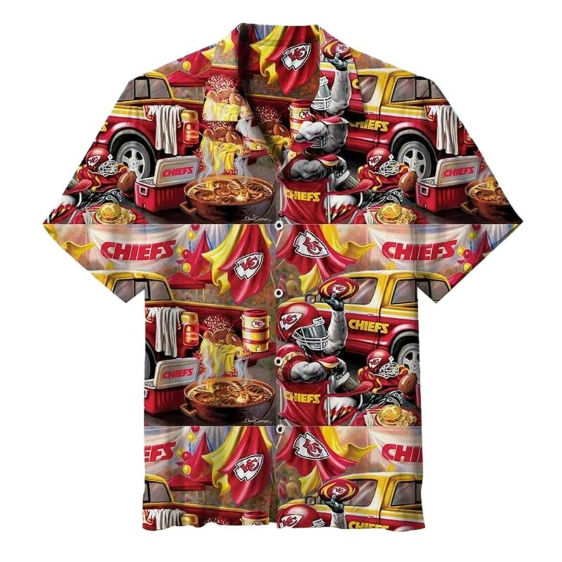 Kansas City Chiefs Tailgate Fiesta Hawaiian Shirt