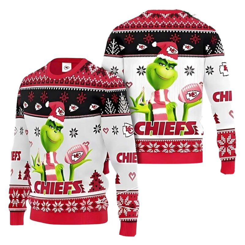 Kansas City Chiefs The Grinch Gift Ugly Christmas Sweater