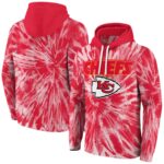 kansas city chiefs tie dye pattern red hoodie fashion forward.jpg