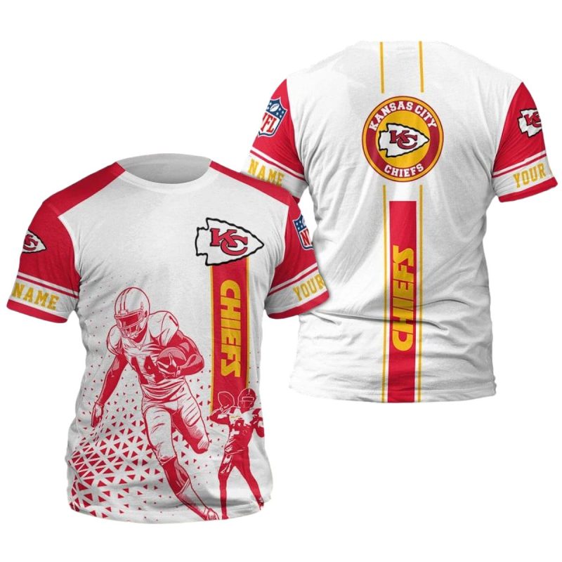 Kansas City Chiefs Touchdown Run Custom T Shirt