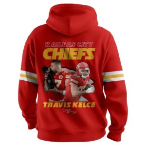 kansas city chiefs travis kelce 87 red hoodie back.jpg