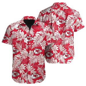 Kansas City Chiefs Unisex Tropical Foliage Graphic Hawaiian Shirt