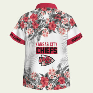 Kansas City Chiefs Tropical Hawaiian Shirt – Unisex Graphic Tee for Summer