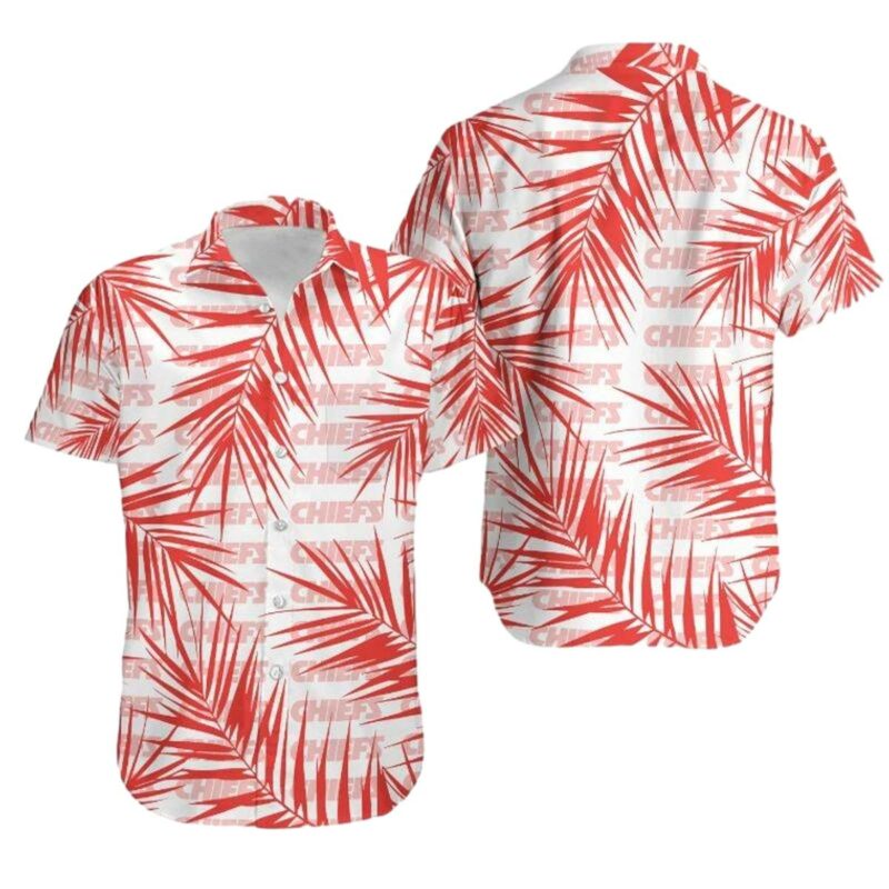 Kansas City Chiefs Tropical Leaves Hawaii Shirt And Shorts Summer Nla00361093964612 240R9