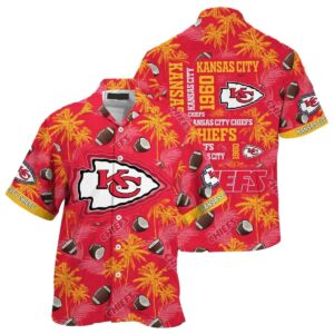 Kansas City Chiefs Unisex Tropical Graphic Hawaiian Shirt – Aloha Gift