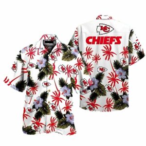 Kansas City Chiefs Unisex Tropical Palms Graphic Hawaiian Shirt