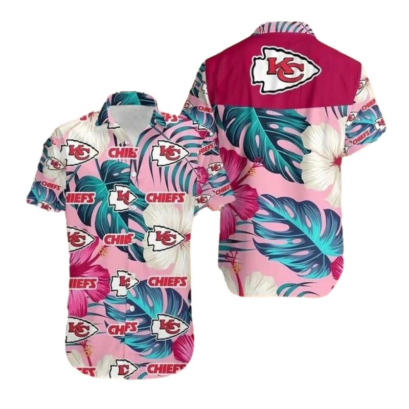 Kansas City Chiefs Tropical Vibe Pink Edition Shirt