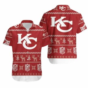 Kansas City Chiefs Graphic Hawaiian Shirt – Unisex Ugly Sweater Style