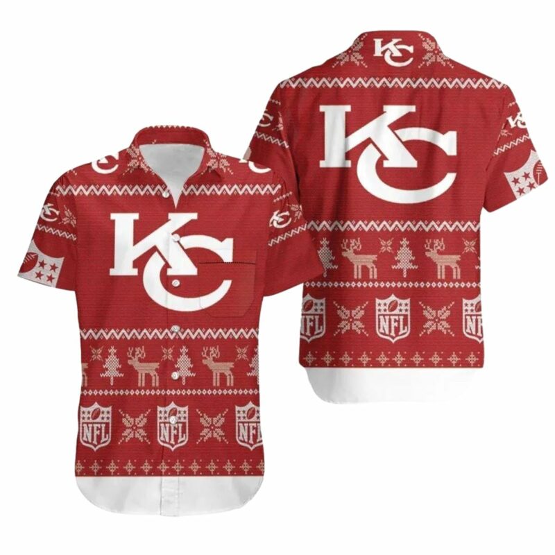 Kansas City Chiefs Ugly Sweater Hawaiian Shirt