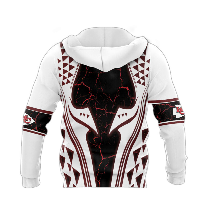 Kansas City Chiefs White And Black Pattern All Over Print Hoodie Back Side.jpg