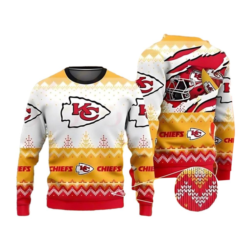 Kansas City Chiefs Winter Warmth Ugly Christmas Sweater