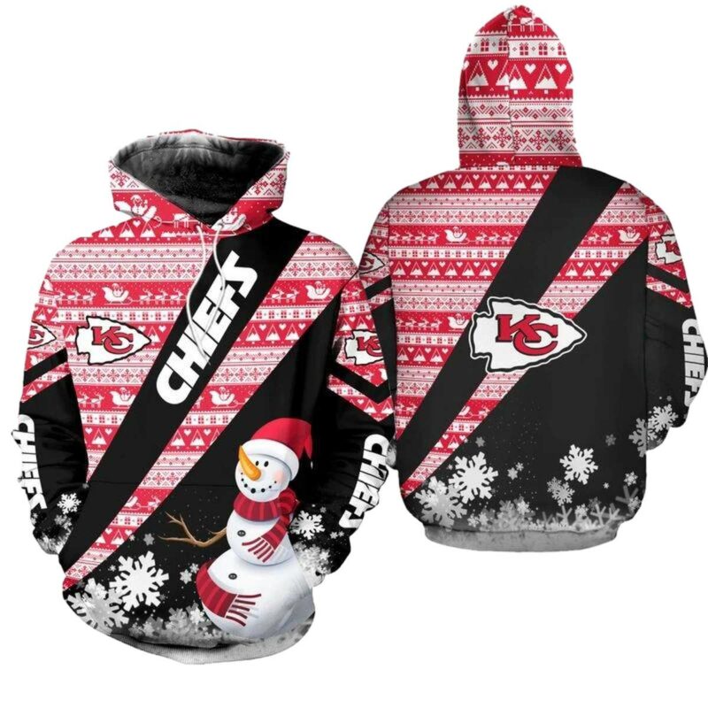 Kansas City Chiefs Xmas Snowman Hoodie Zip Up Hoodie Nla031510 4S1Av.jpg