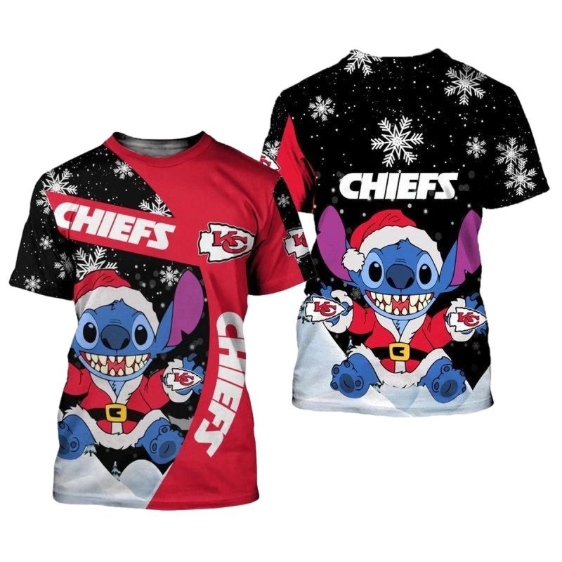 Kansas City Chiefs Xmas St Limited Edition Unisex T Shirts Nla0300106 So8I7
