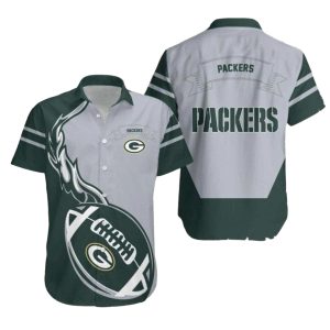 Flame Ball Green Bay Packers Hawaiian Shirt